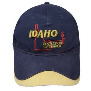 MSC Baseball Cap Blue One Size Idaho Operation Lifesaver Look Listen Live Hat